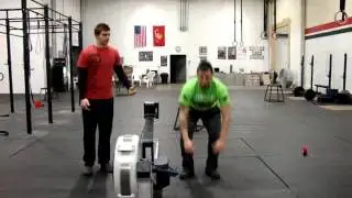 Burpee Over Rower