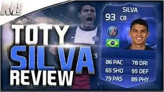 FIFA 15 UT - TOTY SILVA - FIFA 15 Ultimate Team 93 TOTY Player Review + In Game Stats