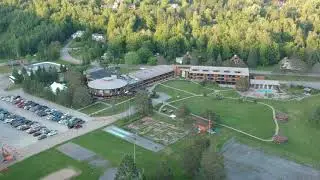 Droneflight over Lac Delage