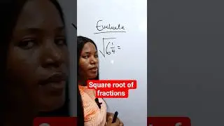 Square root of fractions explained in details. #maths #mathshorts #squareroot