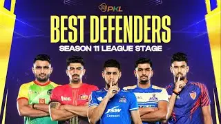 Best Defenders from Season 11 League Stage | Pro Kabaddi League