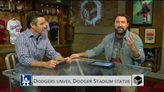 Dodgers Unveil Jackie Statue   The Dodgers honored Jackie Robinson with an 800 poun