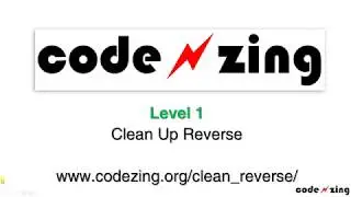 Clean Message - Reverse - Level 1