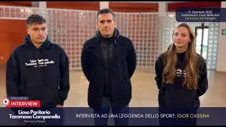 Credi nel tuo Sogno: Gli studenti del Campanella incontrano Igor Cassina 🇮🇹✨