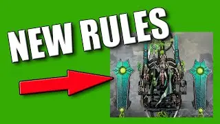 New Necron Rules - More Silent King Rules