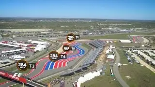 A Bird's Eye View Of The Circuit Of The Americas | US Grand Prix 2016