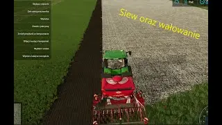 FS22 - siew i wałowanie gameplay PL