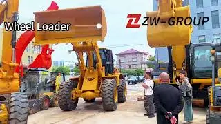 South American Clients Visit Shanghai Used Construction Machinery Warehouse #constructionequipment