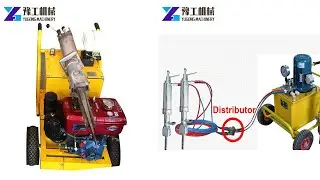 Electric Handheld Hydraulic Rock Splitter Mounted Rock Splitter Quarry Rock Crusher Machine