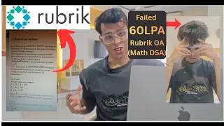 Destroyed by Rubrik SWE OA(₹60Lakhs CTC) on Valentine&rsquo;s Day 💔 - Hard Math DSA Solved By FAANG SDE