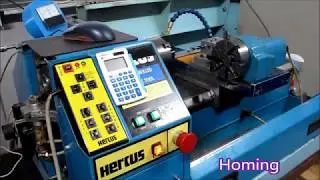 Setting up a tool in the Hercus PC200 cnc lathe