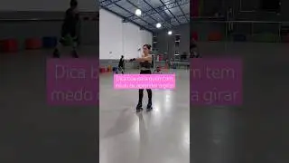 Pratique agachar enquanto gira #patinsiniciante #patinar #patinsquad #andardepatins #patinar