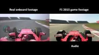 Codemasters F1 2015 vs real: comparison