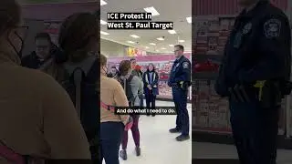 Police Asking Protestors to Leave Target