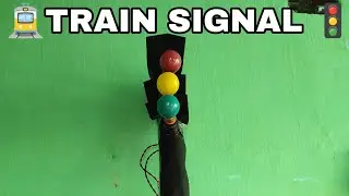 🚊TRAIN SIGNAL MAKING | TRAIN KA SIGNAL 🚦