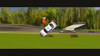 NR2003 1986 Randy Baker Arca 200 Flip @ Daytona Reenactment