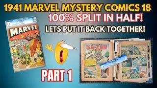 Этот комикс Золотого века был разорван пополам | Сохранение Marvel Mystery Comics #18, часть 1