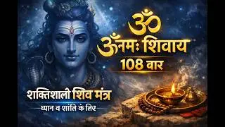 ॐ नमः शिवाय मंत्र जाप 108 बार | शक्तिशाली शिव मंत्र | ध्यान व शांति के लिए