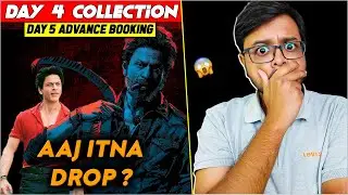 BIG DROP? | JAWAN Day 4 Box Office Collection | Early Estimates | Day 5 Advance Booking | SRK