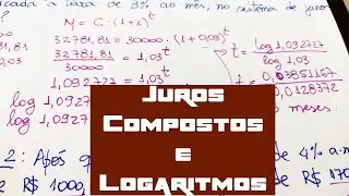 Juros Compostos e Logaritmos | Prof Thales | Sala dos Números