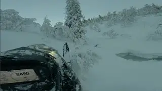 Polaris 9R And Ski-Doo In The Creek To The Dark!