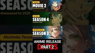 ANIME AND THEIR RELEASE DATES PART 2 #anime #conversion
