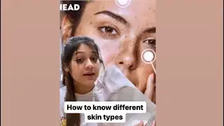 Skin types explained easily #makeuphacks #makeuptutorial #viralshorts2023