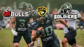 Liga BFA 4&ordf; Edi&ccedil;&atilde;o - Canoas Bulls 10 x 30 Santa Maria Soldiers - Confer&ecirc;ncia Sul - 10/07/22.
