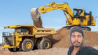 Excavator Loading Truck for Road Construction