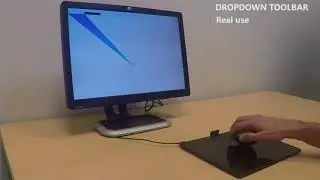 Rolling-Menu: Rapid Command Selection in Toolbars Using Roll Gestures with a Multi-DoF Mouse