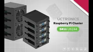 Desktop Raspberry Pi Cluster Case Supporting 2.5
