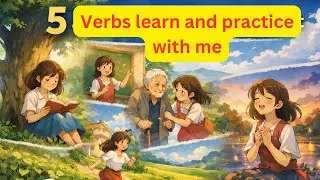 English speaking practice day 2 | 5 easy verb english sentences|how to learn english speaking easily