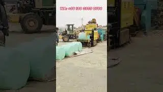 Parameters of 70-type baling and wrapping machine: bale size 750*700mm, bale weight about 180kg