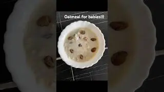 Easy 5 min Oatmeal for babies | Milk Oats with raisins and dates | SUGARFREE #healthysnacksforkids