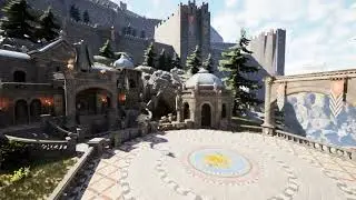 [UE5]3D Environment portfolio/For honor-TRAINING ARENA-KNIGHT Fan Art/3D 배경 모델링 포트폴리오