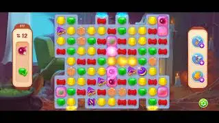 HomeScapes Level 617 Walkthrough || Cherry Green Tile Collectable || 11 Moves Left