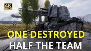 World of Tanks - 105 leFH18B2 - There was no help from the team - (WoT)