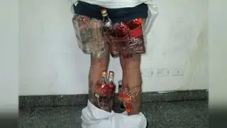 Man Caught Smuggling 14 Bottles of Alcohol In His Underwear