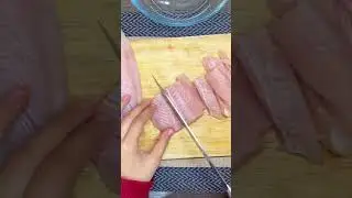 Best Way to Cut Fish 😱 #seafooddish #tuna # #fingerfish #fishfingers #trendingshorts