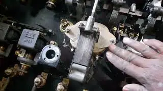 Eot crane  control panel  1947 technology. 