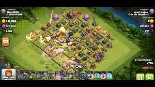 Under 2 Minutes Attack,Dragon +3 Clone Spells Attack Strategy TH14 Legend League #clashofclans #coc
