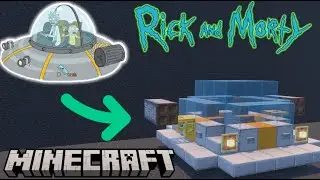 How to Build Rick's Spaceship from Rick and Morty in Minecraft
