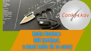 Knife Review: SOG Instinct , a boot knife fit for carry