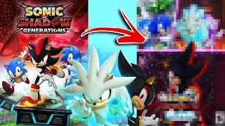 Making A SONIC X SHADOW X SILVER GENERATIONS BOX-ART!