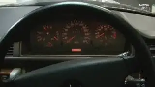 W124 Dash Lighting Quick Investigation