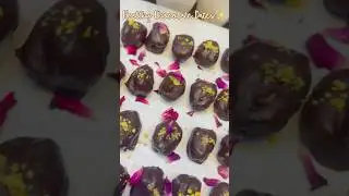 👉 &ldquo;Healthy Sweet Treat 🤎✨ Pista Filled Chocolate Dates &ndash; No Bake, No Guilt!&rdquo; #chocolate #food #dates