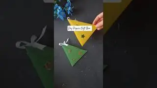 Paper Gift Box Without Glue | DIY Craft 🎁 #shorts