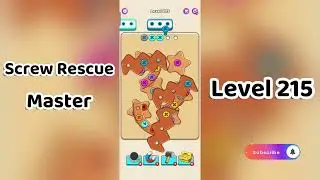 Screw Rescue Master Level 215 Walkthrough 🔩🧩 | Go Answer