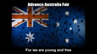 National Anthems of the Philippines and Australia (Nightcore Style With Lyrics)