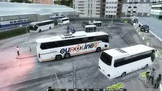 New Scania Touring Hd | Ets 2 Bus Mod Gameplay | Eurolines